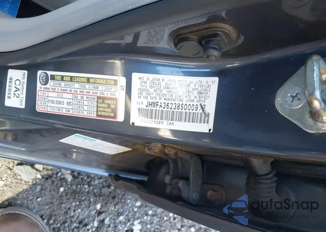 2008 Honda Civic Hybrid из США, поврежденный, VIN JHMFA36238S000977